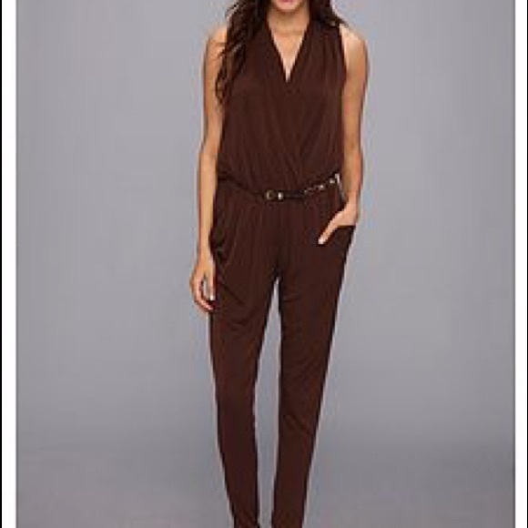 NWT Michael Kors Belted Matte-Jersey Jumps… - Picture 3 of 8